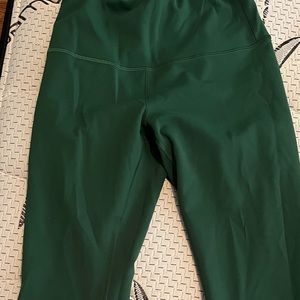 Brand new pair of Lululemon Winter Green Align Leggings, size 8, 25” length